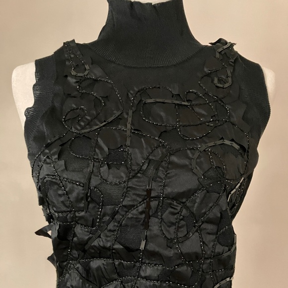 NEW VERSACE JEANS COUTURE SILK EMBELLISHED TOP - Picture 15 of 16